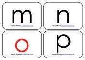 Mm-Pp-lowercase-mini-flashcards